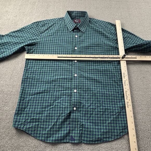 UNTUCKit Shirt Adult Large Check Button Up Long Sleeve Casual Preppy Men's - Picture 11 of 15
